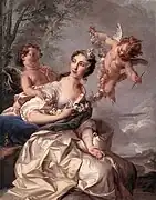 ヴィーナスに凝した王妃ルイーズ・エリザベート,(1731)