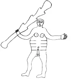 1764年のスケッチ（おそらく1763年に描かれたもので、ロンドン考古協会 (Society of Antiquaries of London)に届けられた）