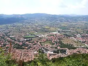 グッビオの風景