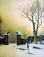 「忘れられた墓地」 (1890)