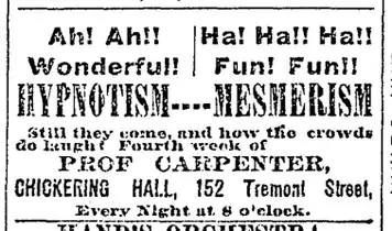 1890年の広告。