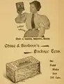チェイス・アンド・サンボーン社の茶の広告、1897年