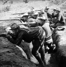 米比戦争で戦う米兵たち（1899年）