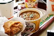 麵線とチキン