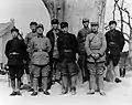1936年,紅軍第一軍団と十五軍団の幹部。色合いのばらつきが大きい。
