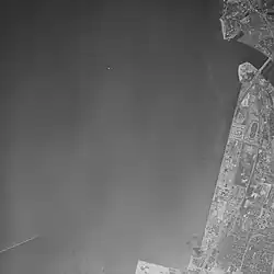 1960年5月12日撮影の福岡市箱崎ふ頭地区の航空写真
