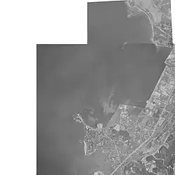 1961年5月6日及び13日撮影の福岡市香椎浜及び香椎浜ふ頭地区の航空写真