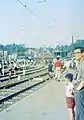 1969年頃 二子玉川園駅ホームにて