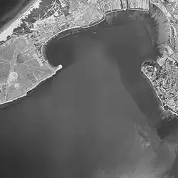 1969年10月29日撮影の福岡市アイランドシティ地区の航空写真