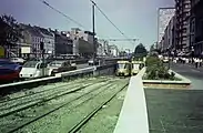 1988年に地下鉄（ブリュッセル地下鉄）へ転換された区間（1985年撮影）