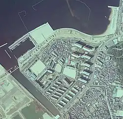 1987年9月20日撮影の福浜地区の国土地理院航空写真