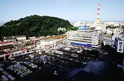 1987年の徳島駅前