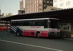 1988年から1990年代初頭にかけて大量に導入されたいすゞ高速車(西工S型)塗装は各路線別に違っていた。既に廃車