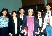 1996年9月10日トルコ国 Hacettepe大学名誉博士授章式後、若手教員