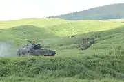 89式装甲戦闘車から発射される79式誘導弾