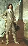 『ジェームズ・ハミルトン公』（1629年）スコットランド国立肖像画美術館 蔵