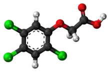 Ball-and-stick model of 2,4,5-T{{{画像alt1}}}