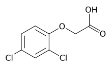 2,4-D の構造式