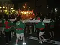 2点棒+2点棒の神輿の例(八大龍王神八江聖団例大祭・御輿渡御)