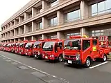 可搬消防ポンプ積載車（宇城市消防団）
