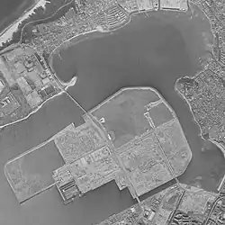 2003年2月28日撮影の福岡市アイランドシティ地区の航空写真