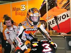 RC211Vに搭乗するマックス・ビアッジ