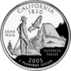 カリフォルニア州25セント硬貨
