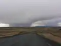 アイスランド島南部、セールフォスとヘットラの間の風景。