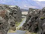 シンクヴェトリルの活断層