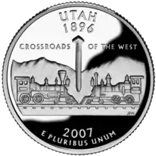 ユタ州25セント硬貨