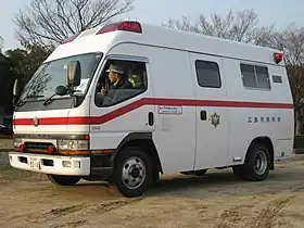 高規格救急車(キャンターオプティマ・現在は生産されていない)広島市消防局