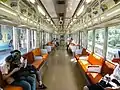 車内全景（上田電鉄に護渡された車両）