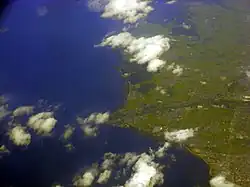 姉川の三角州