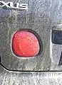 雨に流されて車のボディーにこびりついた砂