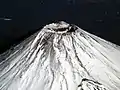 富士山の火口(2010年11月)
