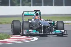 第7戦カナダGPにてシューマッハが駆るMGP W02