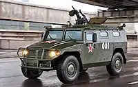 GAZ-233014 STS ティーグル。2011年、モスクワ。