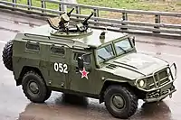 GAZ-233014 STS ティーグル。2011年、モスクワ。