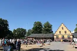 遊泳エリアへの入場口