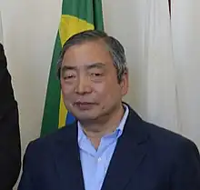 住田育法　UFF学長室で撮影　2012年