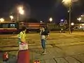 プラットホームがない東端部分