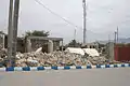 2013年イラン地震で倒壊した家屋