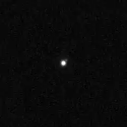 2013 FY27とその衛星(2018年1月15日にハッブル宇宙望遠鏡で撮影)