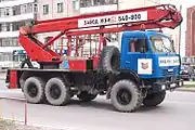 チュメニのKamAZ-43114(高所作業車) (2014年)