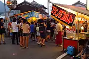 祭り会場中心部。