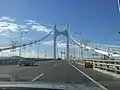 4車線の有料道路