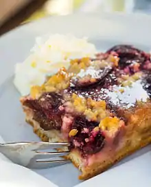Zwetschkenkuchen in Tirol, Austria