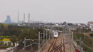 金山衛駅付近(2016年3月)