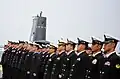 冬常服の将兵ら（2017年3月22日）