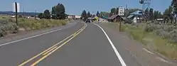 セネカを通るアメリカ国道395号線（英語版）